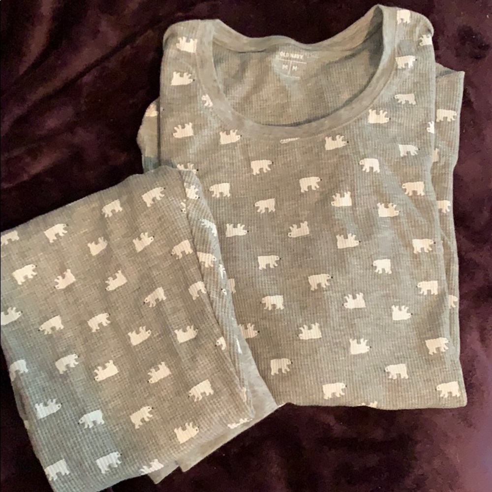 polar bear PJ set